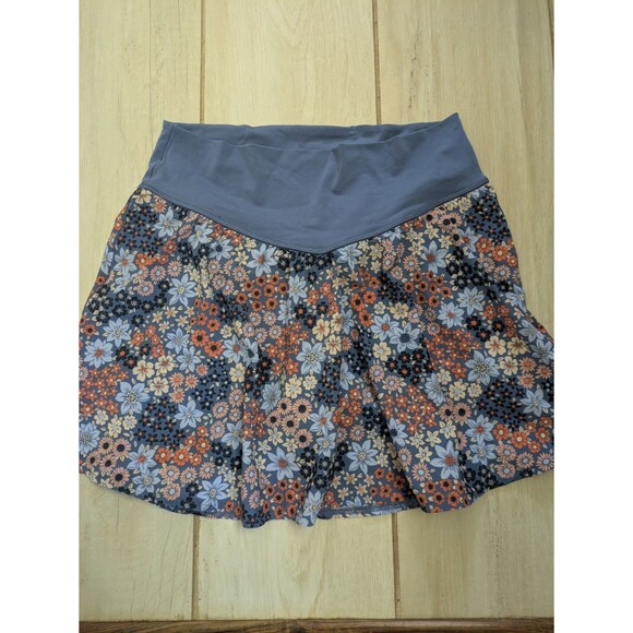 OFFLINE by Aerie Real Me Printed Tennis Pickleball  Skirt/Skort Size Large Blue - Picture 2 of 3